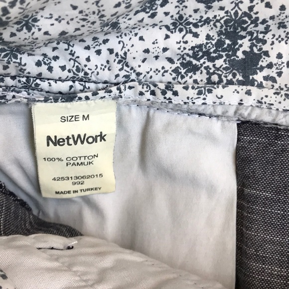 Network denim look knee length skirt - Picture 4 of 5